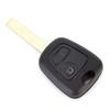 Car Key Case, 1 Car Key Case, Peugeot 307 Key-Qiilu Key Shell, 2 Buttons