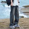 JEEP SPIRIT Men's Retro Loose Fit Casual Jeans