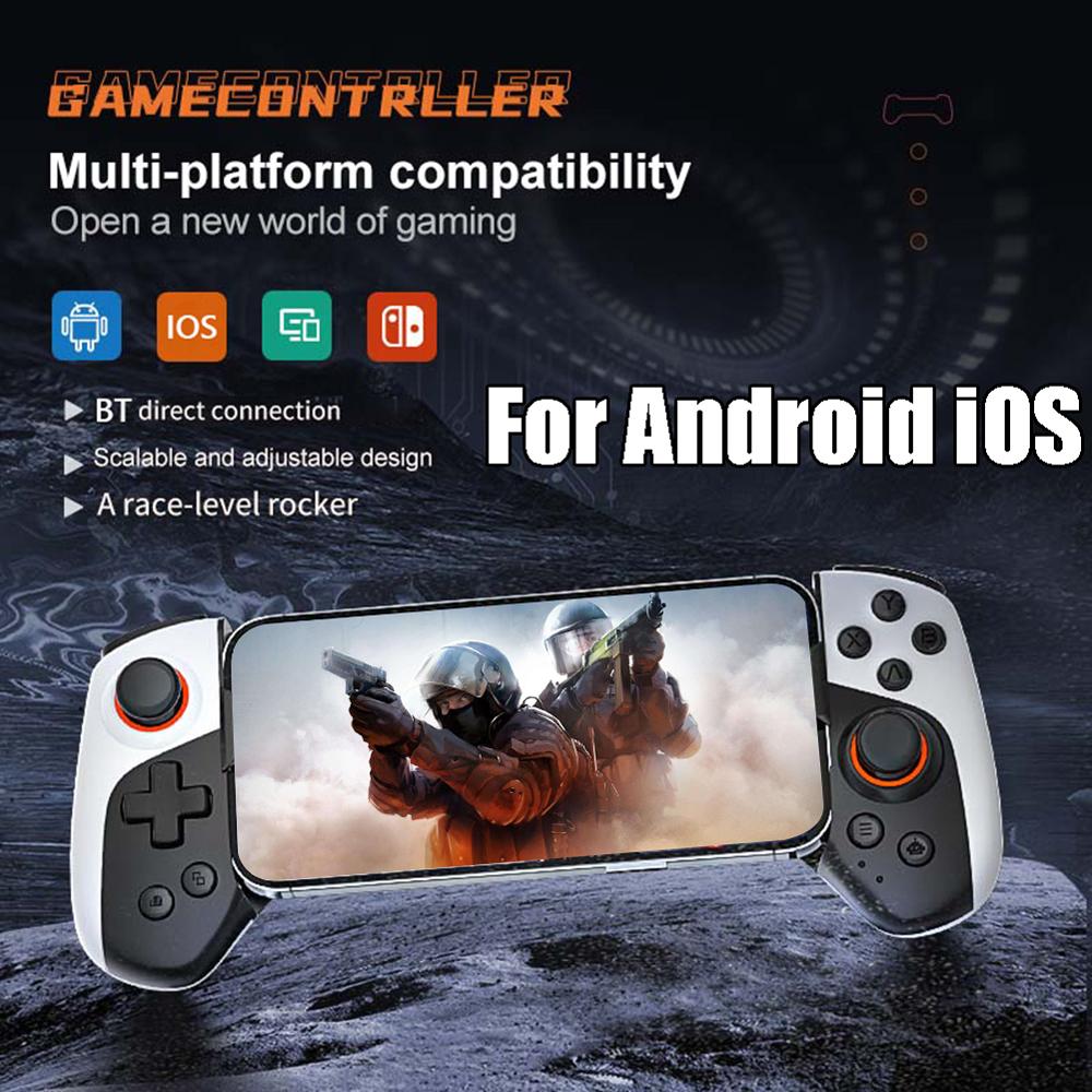 

Mobile Phone Stretching Game Controller Bluetooth-Compatible5.3 Wireless Gamepad for iPhone iOS Android Switch PC CHINA