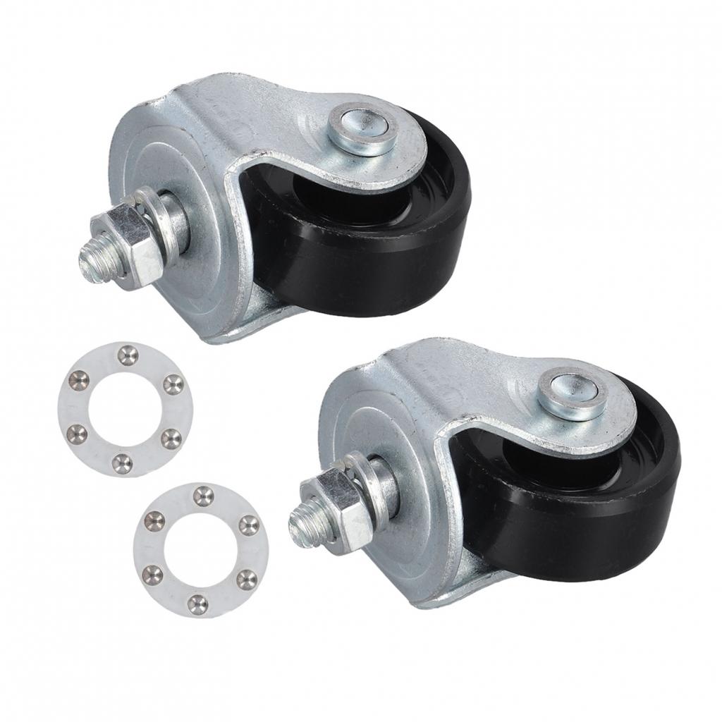 2 Pack Steel Swivel Castors for 2ton Trolley Garage and For Workshop Equipment