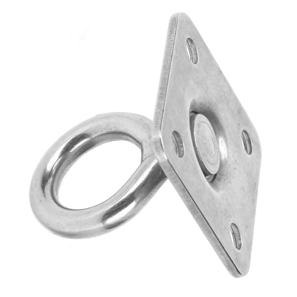 Stainless Steel Ceiling Hooks Corrosion Resistant Pad Eye Plate U Hooks for Seawater Environment