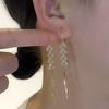 925 Silver Needle Luxury Tassel Earrings for Women