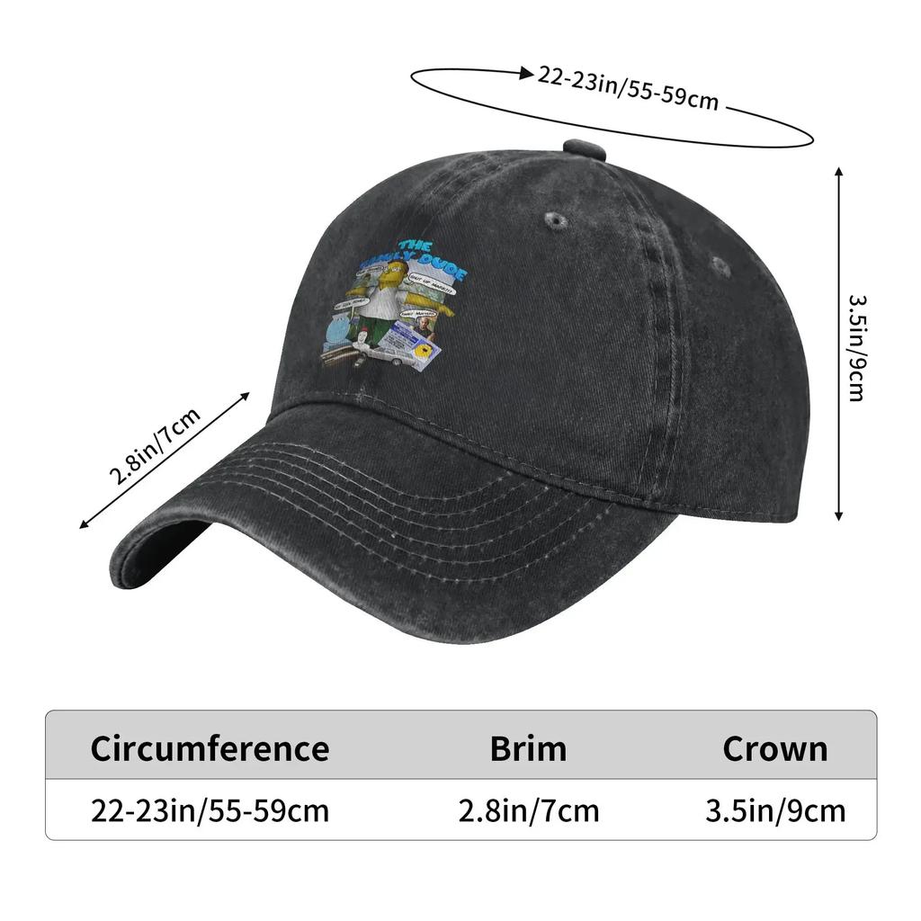 aVintage Families Cartoon Baseball Caps Unisex Distressed Washed Sun Cap Outdoor All Seasons Travel Adjustable Hats Cap