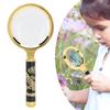 7X Magnifying Glass 70mm Vintage Handheld Magnifier for Reading Household Use