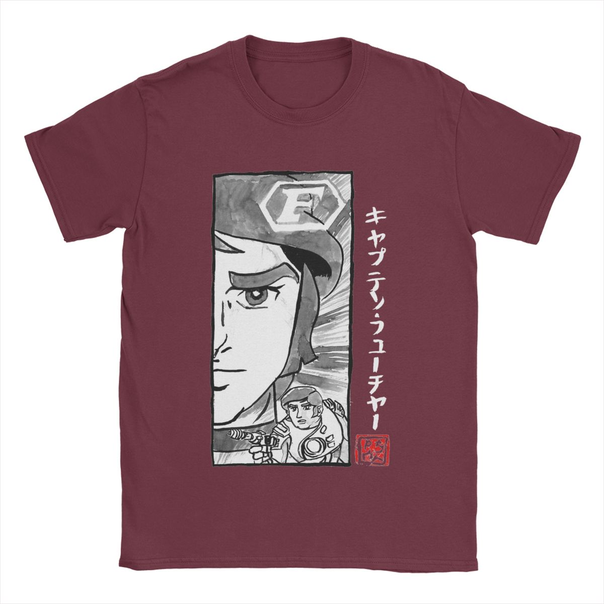 

Футболка Leisure Captain Future для мужчин, хлопковые футболки с круглым вырезом, футболка с коротким рукавом, оригинальные топы XXXXXL