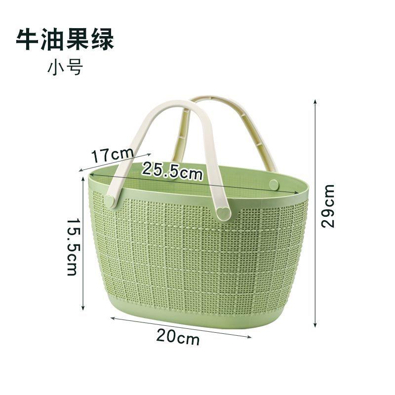 

Домашний артефакт переносная корзина для покупок корзина для покупок корзина для ванны корзина для хранения пластиковая коробка для хранения закусок косметики туалетных принадлежностей переносная корзина коричневый