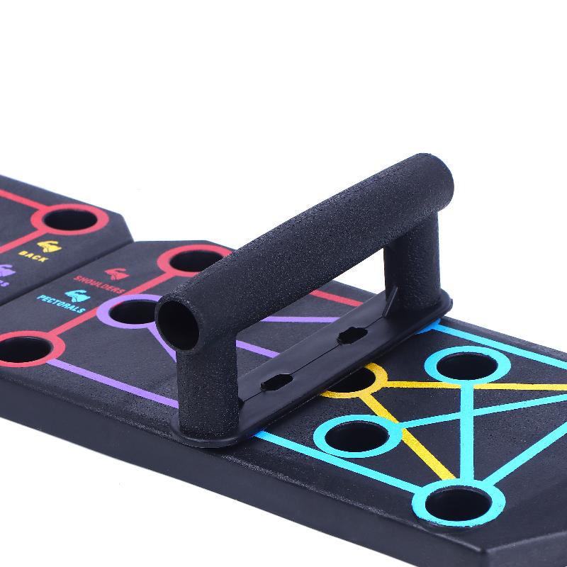 1 Set Multifunctional Thicken Push Up Board Fitness Muscle Home Gym Push Up 20 Holes Push Up Stand
