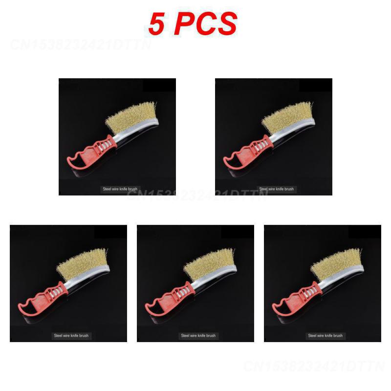 1~5PCS Handle Simple General Gap Kitchen Steel Wire Security Portable Clean Home Furnishing Brush Durable Convenient