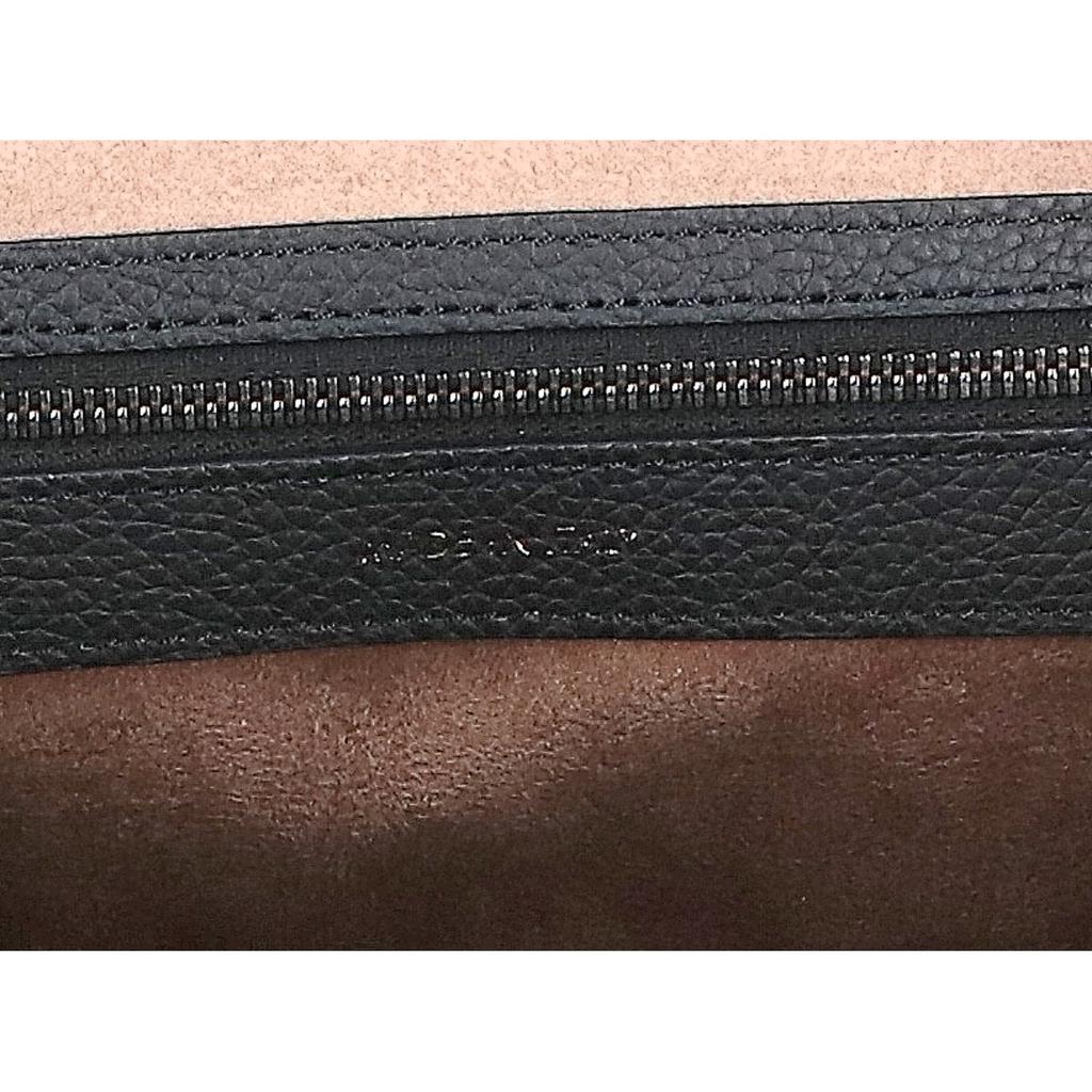 BONAVENTURA BBMT2-BK Shrink leather Massimo Top Wide Business bag briefcase blackUsed