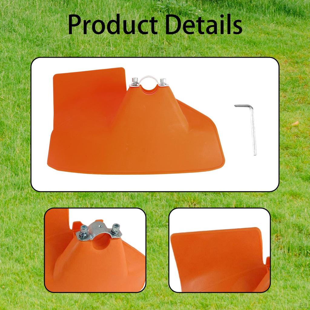 Grass Guard Weed Edger Garden Tool, Easy to Install Replace Parts, Lawn Mower Attachment,