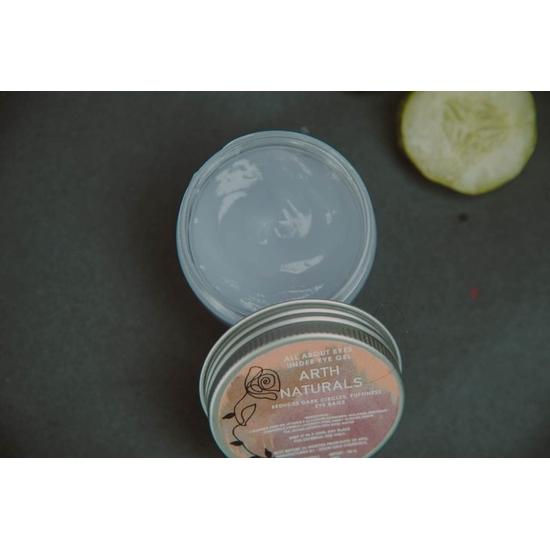 Arth Naturals-All About Your Eyes-Under Eye Gel- Unisex-Halal Product-50Gms- Organic-Vegan-Natural Ingredients-Dark Circles-Puffiness-Wrinkle Free