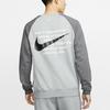Nike Sweatshirts Men's Gray Crew Neck Moderate Regular CJ4872-073