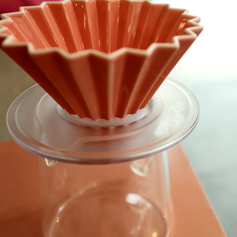 Transparent Resin Coffee Filters Holder For Coffee Maker Reusable Paperless Single Cup Coffee Maker Resin Origami Dripper Holder CN