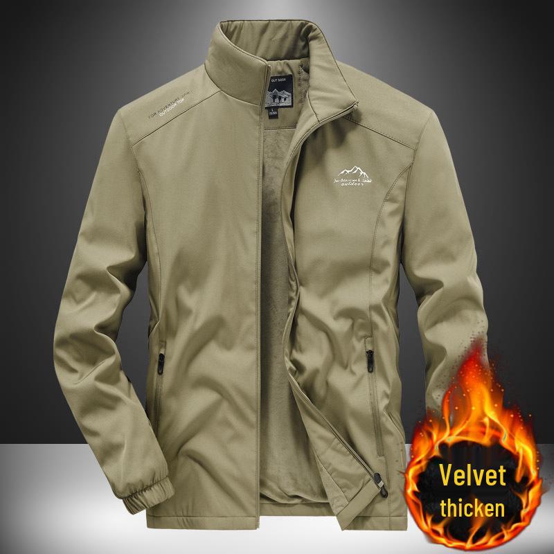 Men's Trendy Spring/Autumn High-End Outdoor Loose Windbreaker - Lightweight Sports Casual Jacket