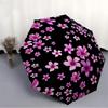 1pc Floral Pattern Automatic Open/Close Umbrella - Compact Travel Umbrella, Gift for Birthday, yy251208136