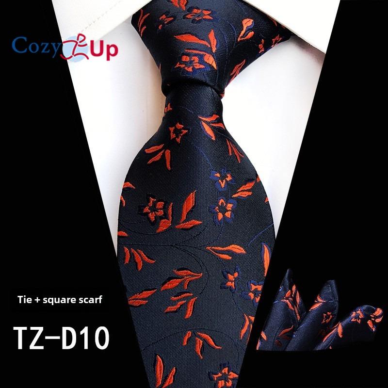 Cozy Up Fashion Paisley Multi-Colour Men's Tie Square Towel Set