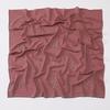 Pearl Chiffon Clover Rhinestone Beaded Ethnic Square Scarf For Women