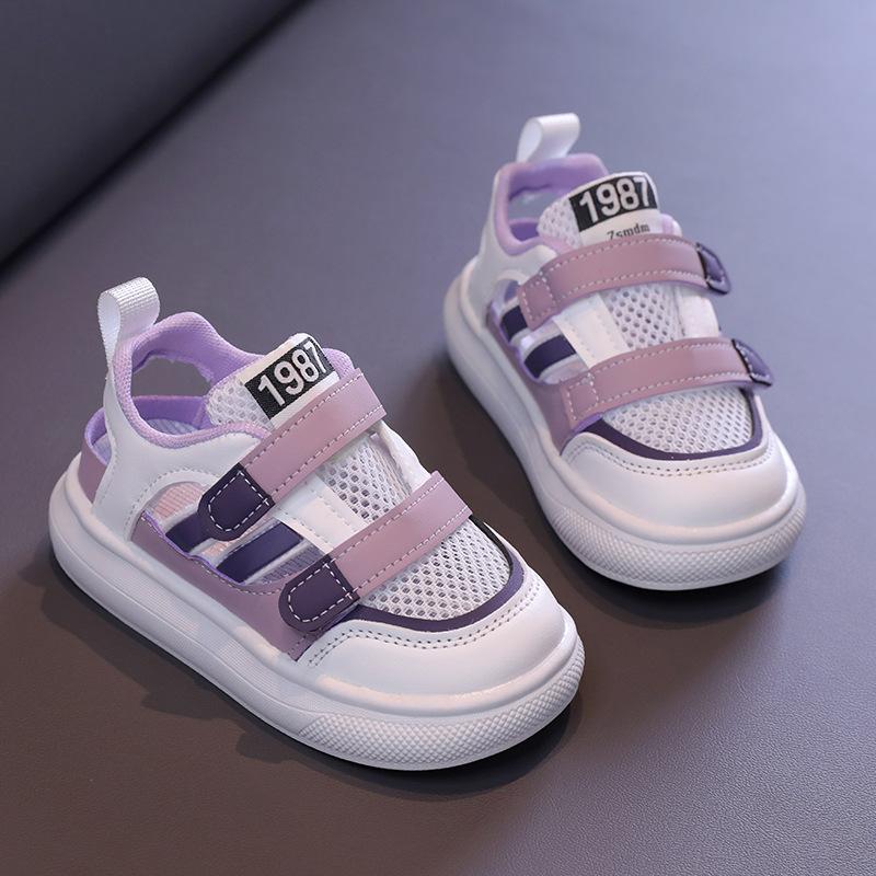 Children Sandals Boys Girls Toddler Mesh Sneakers Non-slip Soft Bottom Kids Shoes Summer Breathable Baby Girl Boys Shoes Sandals