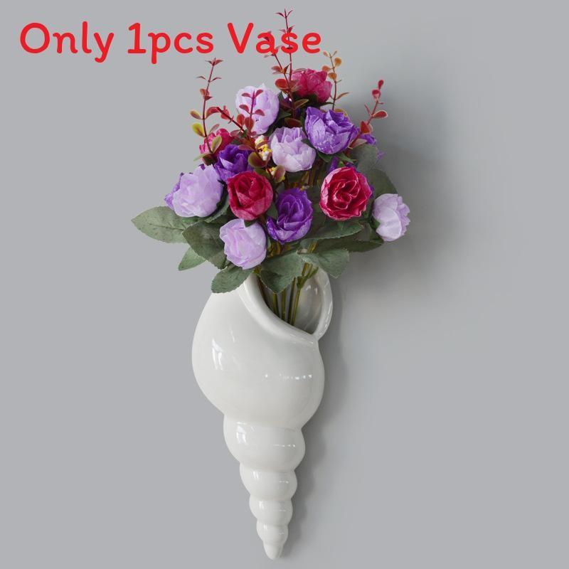 Shell Contemporary Wall Vase For Home Decor To Enhance Interiors Minimalist