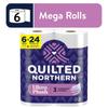 Ultra Soft 3 Ply Toilet Paper 6 Mega Rolls Absorbent Unscented Perforated 255 Sheets Each Roll Septic Safe 1530 Sheets Total