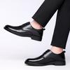 Luxury Brand Male Dress Flats New Classic Men Oxfords Shoes Men Lace-Up Business Shoes All-match Male Casual Leather Footwear