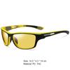 Gafas de Sol Polarizadas Construcción Sólida Resistentes al Deslumbramiento PC Unisex Gafas de Sol con Protección Solar y Almohadilla Nasal para el Hogar