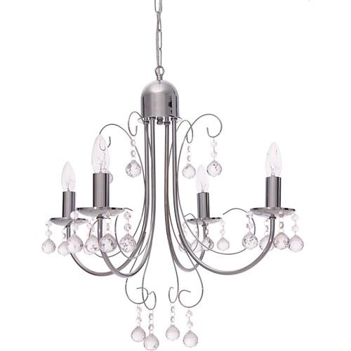 

Хромированная люстра Umur Lighting Lora из 4 предметов