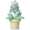 Children's handmade DIY potted desktop decorations simulated flower bouquets small particle assembly puzzle toys