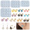 Fashionable Earring Sturdy Silicone Mould Set Accessory Portable for Stylish Jewelry Making Resin Casting Set