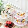 Disposable Dessert Display Stand for Children's Birthday - Cake & Plates Party Decoration