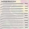 11 Sizes Stainless Steel Circular Knitting Needles Set 80CM Knitting Needles Double Pointed Weaving Needles for DIY Sweaters Hat