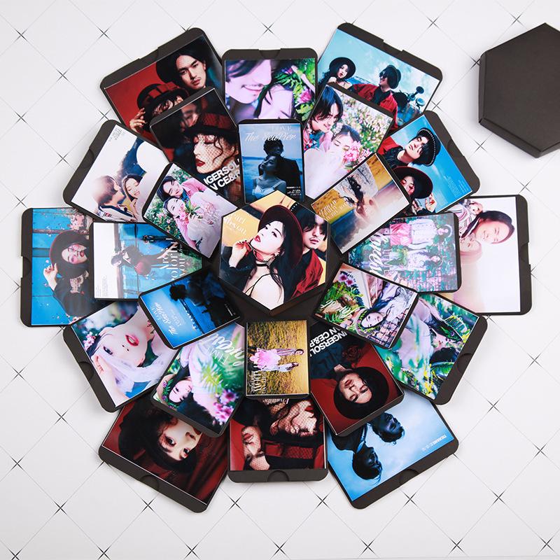 Surprise Box DIY Photo Album Creative Photo Birthday Gift Valentine S Day Gift Packaging Box, Approx. 23.5*14.3CM
