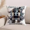 Cartoon Cappuccino Assassino Pillow Case Office Cushions Suitable For Sofa Car Bedroom Decorative Cushion Cover