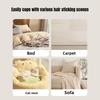 Long Handle Pet Hair Remover Brush Static Cat Hair Cleaner for Carpets Cat Trees Beds Ideal for Cat Furniture Cleaning