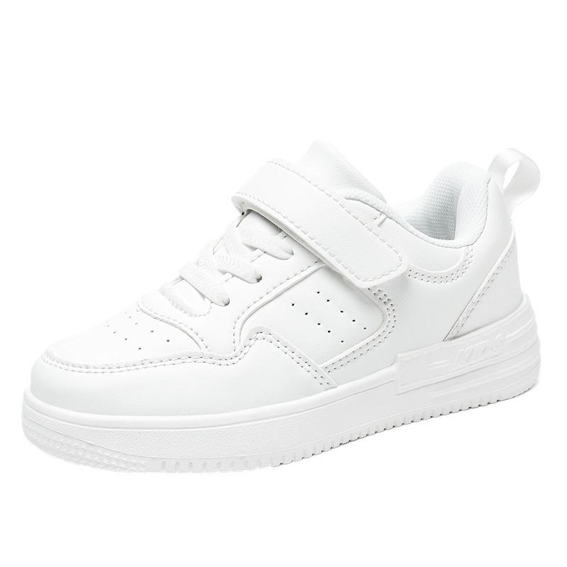 Children's little white shoes summer new boys student white sports shoes campus trendy little girl casual board shoes