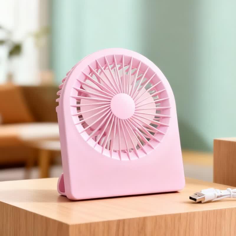 LINGPAN SDJ3 Mini 3-Speed Desk Fan with Stand (5-Pack)