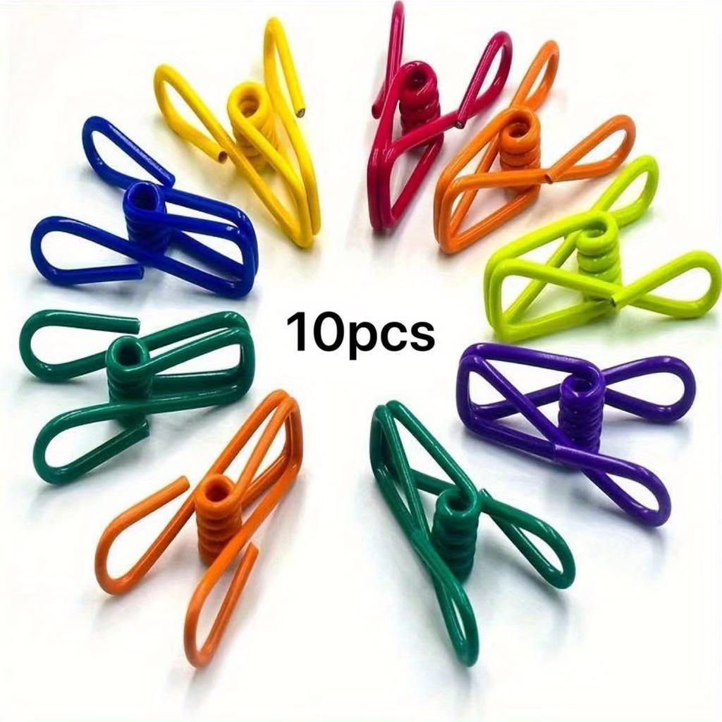 10/20pcs Portable Sealing Clips, Packaging Snack Seal Bag Clips, Food Clips, Organize Storage Clips, Various Sealing Tool Clips