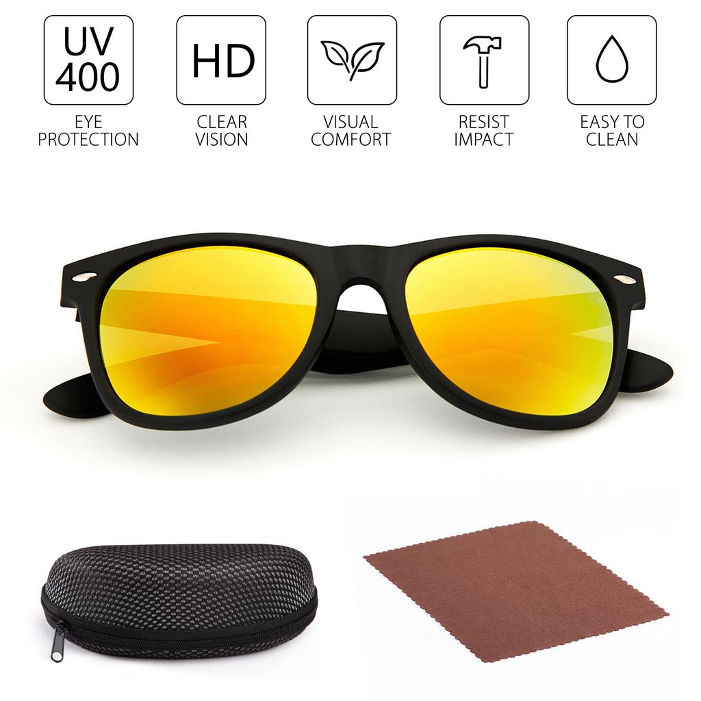 UV Sandproof Cycling Sunglasses For Women Men Eye Protector Lens Outdoor Sport Clear Protection Windproof Glasses Eyewear Case