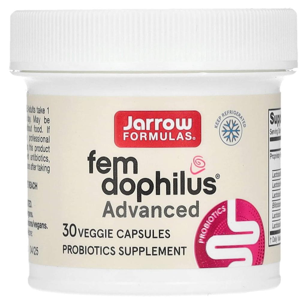 Vegan Fem Dophilus Advanced, 10 Billion CFU (104Mg), 30 Veggie Caps