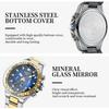 Business Men Watches Luxury Quartz Watches for Men Stainless Steel Waterproof Wristwatches Reloj Hombre