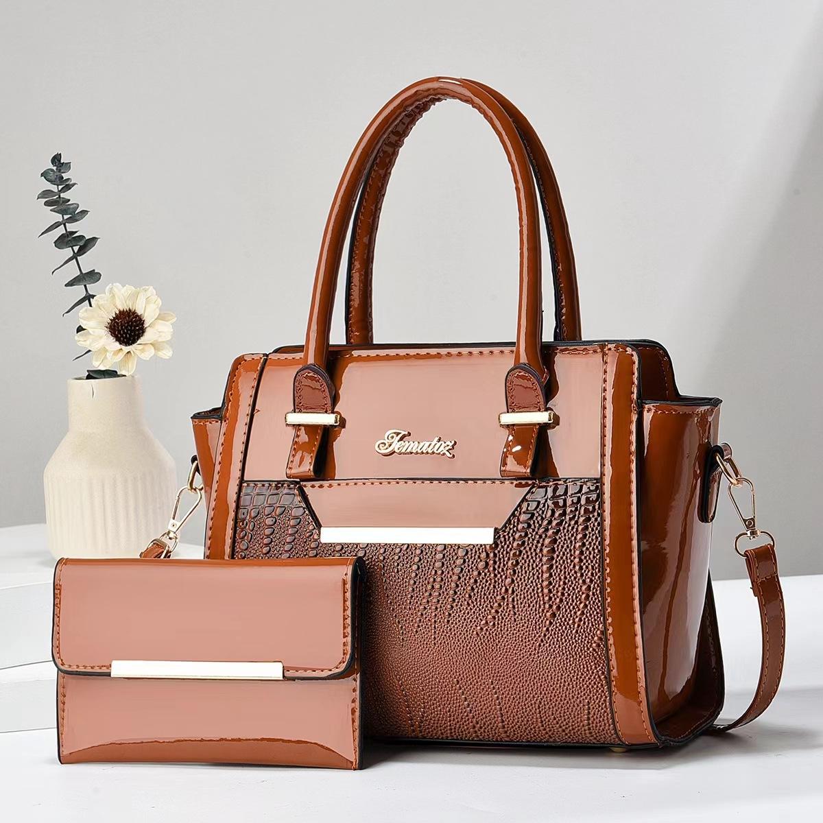 

The New Design Style Mother Alligator Splicing Women s Bag Trend Large Size Capacity Shoulder Bag Crossbody Bag Handbag .