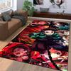 Anime Characters Designed floor mat, suitable as a non-slip mat for the living room or bedroom sofa