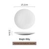 Nordic Japanese Style Ceramic Dinner Plate