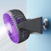 Double Purpose Wall Mount Fan Desktop Fan 20dB Noise Level USB Connection and Gentle LED Illumination Function