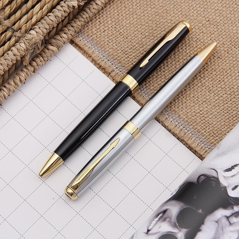 Metal Rotating Ballpoint Pen, Business Advertising Gift, CPC Ballpoint Pen, Signature Pen, Ballpoint Pen, Stationery, School Stationery