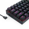 REDRAGON K630 Mechanical JP Silver Black Keyboard, Layout, RGB, Wired, Switches,
