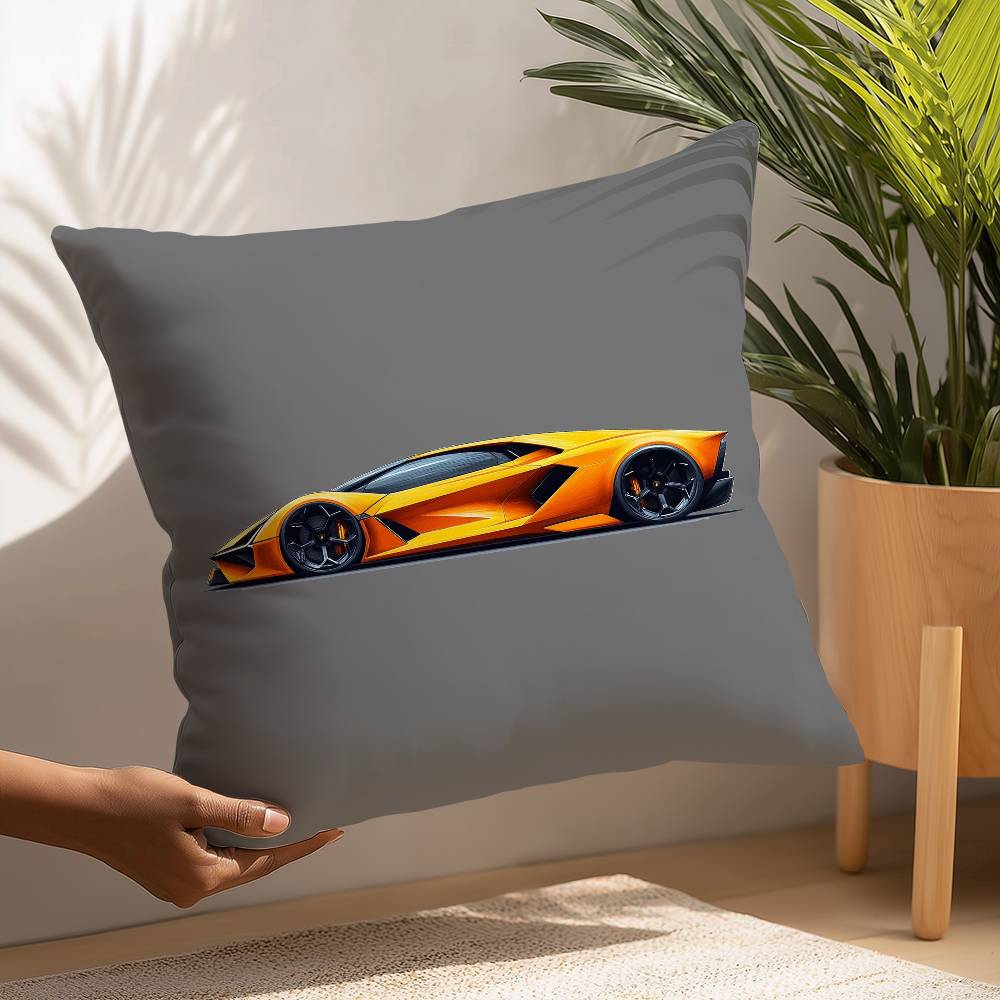 SuperCars-L-LamborghiniS Pillow Case Plush Fabric Soft  Pillowcase Double Sided Print Cushion Cover Household Gifts