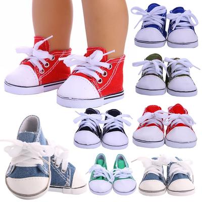 For 18-inch Doll DIY Clothes Accessories Casual Wear Shoes Cloth Shoes Sneakers 43cm Doll Shoes