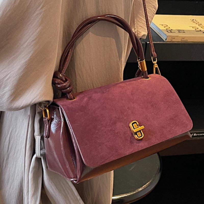 Fashion Portable Small Square Bag Women's Autumn New Retro Trend Messenger Bag Niche Texture Shoulder Bag