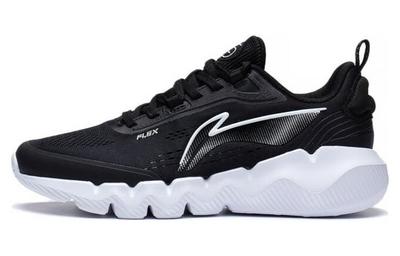 LN Fle Slip Resistant Abrasion Resistant Low Top Casual Shoes Women's Black White AGLT114-1
